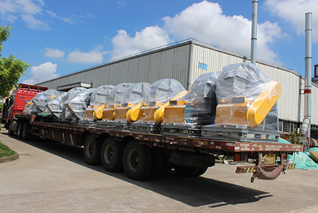 发货现场-绍兴天宏风机有限公司