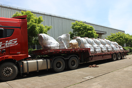 发货现场-绍兴天宏风机有限公司