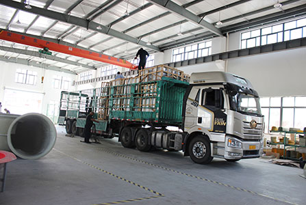 发货现场-绍兴天宏风机有限公司