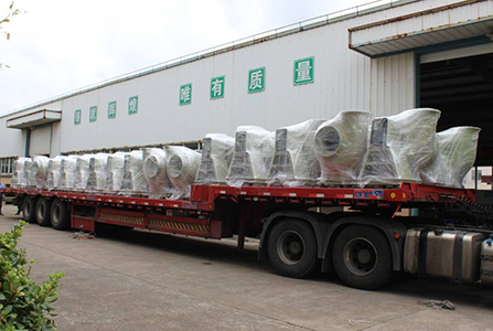 发货现场-绍兴天宏风机有限公司